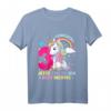 Einhorn Geburtstags T-Shirt für Mädchen zum 3. Geburtstag - Perfektes Geschenk & Partydeko mit Spruch 'Endlich 3 - Jetzt starte ich erst richtig durch'