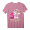 Einhorn Geburtstags T-Shirt für Mädchen zum 3. Geburtstag - Perfektes Geschenk & Partydeko mit Spruch 'Endlich 3 - Jetzt starte ich erst richtig durch'