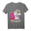 Einhorn Geburtstags T-Shirt für Mädchen zum 3. Geburtstag - Perfektes Geschenk & Partydeko mit Spruch 'Endlich 3 - Jetzt starte ich erst richtig durch'