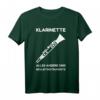 Klarinette T-Shirt für Musiker - Bassklarinette & B-Klarinette Geschenk für Orchesterliebhaber, Geburtstags- & Weihnachtsgeschenk