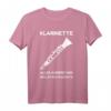 Klarinette T-Shirt für Musiker - Bassklarinette & B-Klarinette Geschenk für Orchesterliebhaber, Geburtstags- & Weihnachtsgeschenk