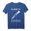 Klarinette T-Shirt für Musiker - Bassklarinette & B-Klarinette Geschenk für Orchesterliebhaber, Geburtstags- & Weihnachtsgeschenk