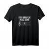 Musik ich brauch mal eine Pause Musiker T-Shirt Geschenk Pullover & Hoodie - Lustiges Wortspiel für Musikliebhaber & Instrumentalisten