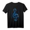 Notenschlüssel T-Shirt Musik Musiker Violinschlüssel Noten - Perfektes Geschenk für Musiker, Musikliebhaber & Fans