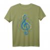 Notenschlüssel T-Shirt Musik Musiker Violinschlüssel Noten - Perfektes Geschenk für Musiker, Musikliebhaber & Fans