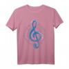 Notenschlüssel T-Shirt Musik Musiker Violinschlüssel Noten - Perfektes Geschenk für Musiker, Musikliebhaber & Fans