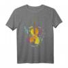Buntes Violine T-Shirt für Violinisten & Musiker – Perfektes Geschenk zu Weihnachten & Geburtstag für Orchestermitglieder und Musikliebhaber