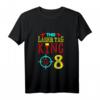 Kinder 8. Geburtstag Laser Tag King T-Shirt – Bunte Themenparty Kleidung für Jungen und Mädchen, Perfekt zum Geburtstag & Überraschungsgeschenk