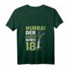 Lustiges 18. Geburtstag T-Shirt mit Slogan 'Hurra der Lauch wird 18' für Damen und Herren – Perfekt für die Geburtstagsparty