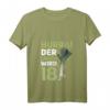 Lustiges 18. Geburtstag T-Shirt mit Slogan 'Hurra der Lauch wird 18' für Damen und Herren – Perfekt für die Geburtstagsparty