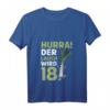 Lustiges 18. Geburtstag T-Shirt mit Slogan 'Hurra der Lauch wird 18' für Damen und Herren – Perfekt für die Geburtstagsparty