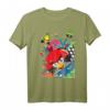 HapDuck Pop Geometric Art Official Merchandise T-Shirt – Buntes, verspieltes Angry Birds Geburtstagsgeschenk für Kinder, Damen und Herren