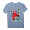 HapDuck Pop Geometric Art Official Merchandise T-Shirt – Buntes, verspieltes Angry Birds Geburtstagsgeschenk für Kinder, Damen und Herren
