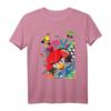 HapDuck Pop Geometric Art Official Merchandise T-Shirt – Buntes, verspieltes Angry Birds Geburtstagsgeschenk für Kinder, Damen und Herren