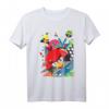 HapDuck Pop Geometric Art Official Merchandise T-Shirt – Buntes, verspieltes Angry Birds Geburtstagsgeschenk für Kinder, Damen und Herren