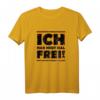 Ich Hab Heut Mal Frei! Lustiges Arbeiterspruch T-Shirt in Schwarz Orange – Geschenkidee für Arbeitnehmer, Bauleiter & Kollegen