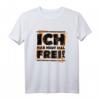 Ich Hab Heut Mal Frei! Lustiges Arbeiterspruch T-Shirt in Schwarz Orange – Geschenkidee für Arbeitnehmer, Bauleiter & Kollegen