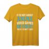 It Is Not About Anime, Video Games or Food T-Shirt – Lustiges Gamer Motiv für Manga-Fans, eSports, Zocker & Otakus, perfektes Geschenk zu Weihnachten & Geburtstag