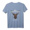 Mei Lederhosn trogt no da Hirsch - Lustiges Trachten T-Shirt für Oktoberfest, Wiesn, Jäger & Landfest mit Humor für Männer und Kinder