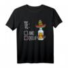 Teamo Tequila Lustiges Mexiko Party Geschenk T-Shirt für Fasching, Halloween, Karneval & Motto-Partys