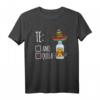 Teamo Tequila Lustiges Mexiko Party Geschenk T-Shirt für Fasching, Halloween, Karneval & Motto-Partys