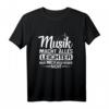 Lustiges Musiker T-Shirt mit Spruch | Witziges Geschenk für Sänger, Musiker & Musikliebhaber - Humorvolles Shirt für alle, die lachen können