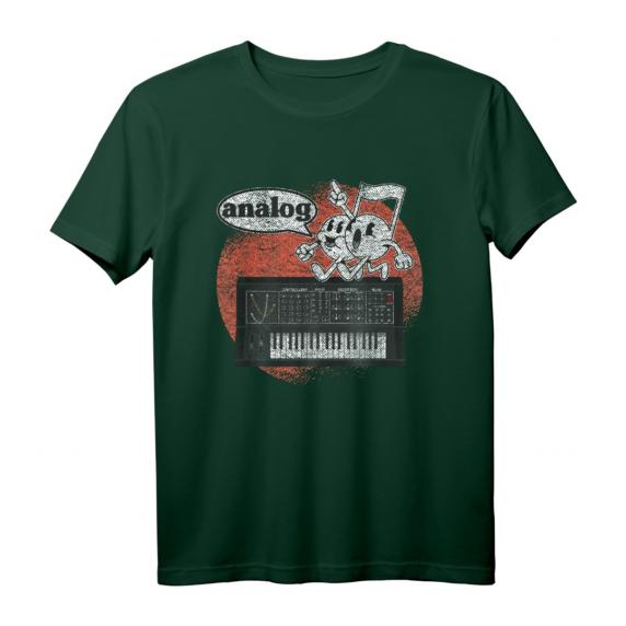 Lustiges Vintage-Synthesizer-Analoge Musiknoten Wellenform ADSR T-Shirt für Musikliebhaber, Techno-Fans & Elektronik-Enthusiasten