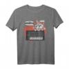 Lustiges Vintage-Synthesizer-Analoge Musiknoten Wellenform ADSR T-Shirt für Musikliebhaber, Techno-Fans & Elektronik-Enthusiasten