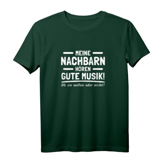 Meine Nachbarn Hören Gute Musik Hausparty Sprüche T-Shirt – Lustiges Geburtstagsdesign für Musikliebhaber, laute Partygänger & Musikfans