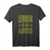 Music Is The Answer - Audio Lover / Musiker T-Shirt für Musikfans und Musiker, klassisch geschnitten