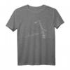 Saxophon Oneline Art – Lustiges Saxophon Musiker T-Shirt für Saxophonspieler & Jazzliebhaber
