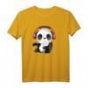 Panda hört Musik T-Shirt – Süßes Pandabär Geschenk für Musikliebhaber, Sänger & Freunde, perfekt für Geburtstag & Weihnachten