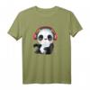 Panda hört Musik T-Shirt – Süßes Pandabär Geschenk für Musikliebhaber, Sänger & Freunde, perfekt für Geburtstag & Weihnachten