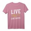 Live Line Dance T-Shirt für Tänzer - Lustiges Cowboy Country Musik Design, Perfekt als Geschenk für Tänzerinnen und Tänzer beim Stepptanz