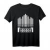 Orgel T-Shirt mit Klaviatur – Für Organistinnen, Organisten und Klavierliebhaber, perfekt für Kirchenmusik und Musikfans