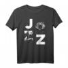 Jazz Music Band Typografie T-Shirt – Stilvolles Geschenk für Jazzliebhaber, Musiker & Instrumentalisten für besondere Anlässe