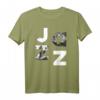 Jazz Music Band Typografie T-Shirt – Stilvolles Geschenk für Jazzliebhaber, Musiker & Instrumentalisten für besondere Anlässe