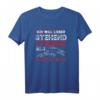 Ich will lieber stehend sterben als kniend leben T-Shirt – Für Deutschrock Fans, Rebellen & Biker mit provokantem Spruch