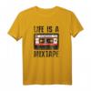Life Is A Mixtape Kassette - Musiker T-Shirt für Retro Fans der 70er, 80er und 90er Jahre – Nostalgisches Oldschool Design