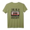 Life Is A Mixtape Kassette - Musiker T-Shirt für Retro Fans der 70er, 80er und 90er Jahre – Nostalgisches Oldschool Design