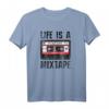 Life Is A Mixtape Kassette - Musiker T-Shirt für Retro Fans der 70er, 80er und 90er Jahre – Nostalgisches Oldschool Design
