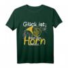 Glück ist wenn das Horn einsetzt - Musiker Hornist T-Shirt für Blasmusikliebhaber & Orchestermusiker