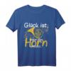 Glück ist wenn das Horn einsetzt - Musiker Hornist T-Shirt für Blasmusikliebhaber & Orchestermusiker