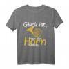 Glück ist wenn das Horn einsetzt - Musiker Hornist T-Shirt für Blasmusikliebhaber & Orchestermusiker
