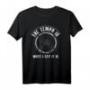 Lustiges Schlagzeuger T-Shirt - Geschenk für Drummer und Rockmusiker mit Spruch 'the tempo is whatever i say it is'