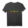 Reggae Herzschlag Musik Rastafari Rasta Geschenk T-Shirt - Perfektes Geschenk für Reggae- und Rasta-Fans
