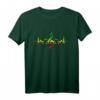 Reggae Herzschlag Musik Rastafari Rasta Geschenk T-Shirt - Perfektes Geschenk für Reggae- und Rasta-Fans