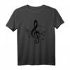 Musik Violinschlüssel Musiknoten Notenschlüssel T-Shirt – Geschenk für Musiker, Musiklehrer & Musikfans