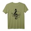 Musik Violinschlüssel Musiknoten Notenschlüssel T-Shirt – Geschenk für Musiker, Musiklehrer & Musikfans