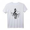 Musik Violinschlüssel Musiknoten Notenschlüssel T-Shirt – Geschenk für Musiker, Musiklehrer & Musikfans